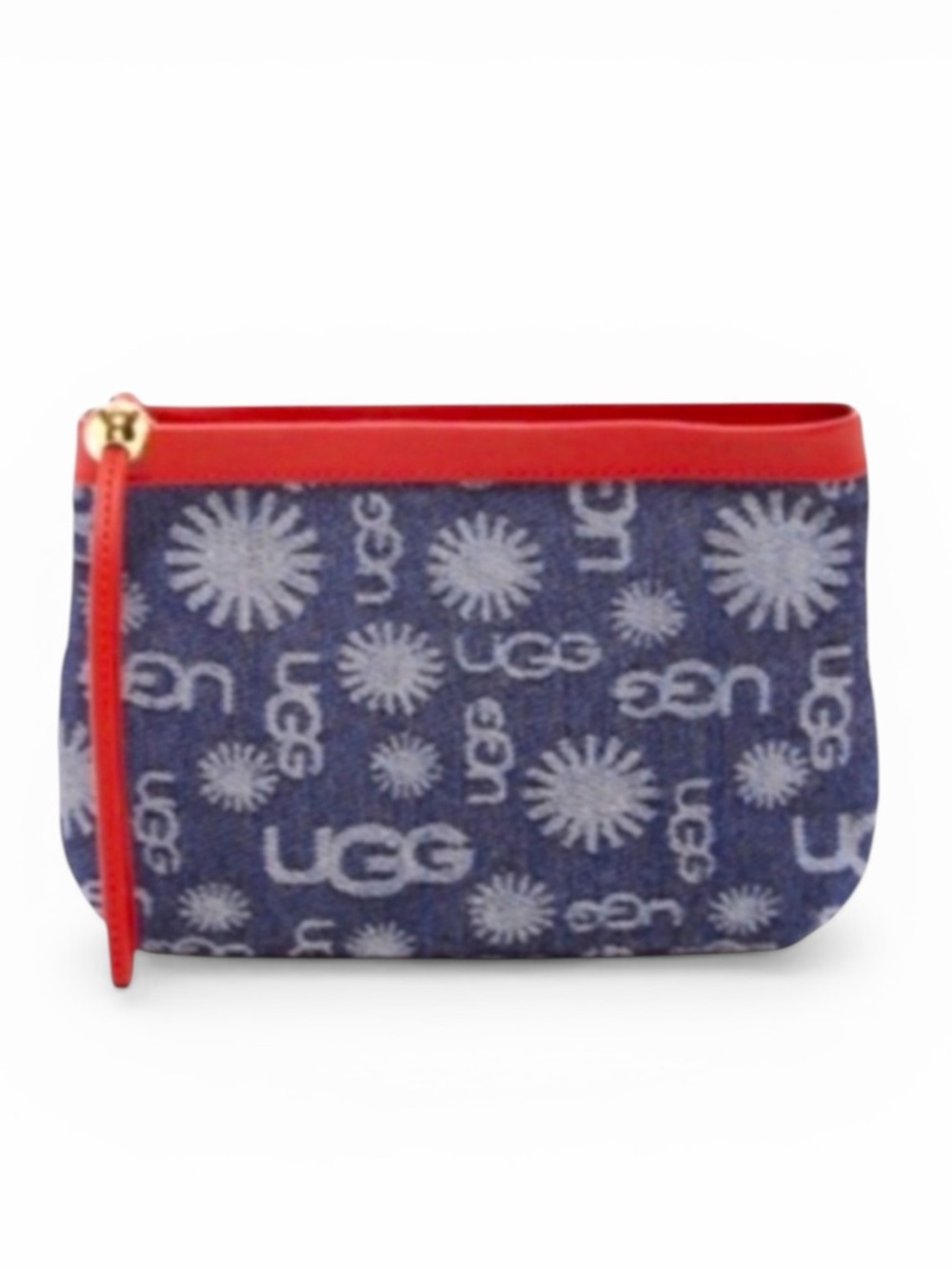 UGG Logo Denim Wristlet